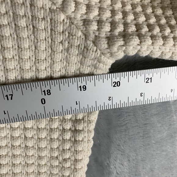 Staud Women's Altea Sweater Short Sleeve Polo Chunky Knit Color Block L Navy - Picture 5 of 10